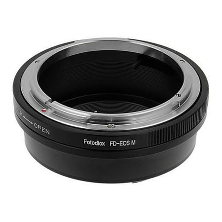 Fotodiox Lens Mount Adapter - Canon FD & FL 35mm Lens to Canon EOS M (EF-M Mount) Mirrorless Camera (Best Fd To Eos Adapter)