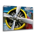 thumbnail image 2 of Póster de lienzo de avión de dos pisos, decoración de dormitorio, paisaje deportivo, decoración de oficina, regalo, estilo marco, 12 x 18 pulgadas (30 x 45 cm), 2 of 8