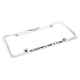 thumbnail image 5 of Chevrolet Corvette C6 Chrome Plated Metal Top Engraved License Plate Frame Holder, 5 of 5