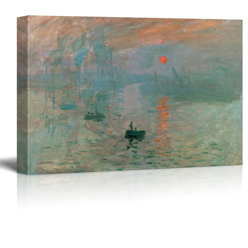 Impression Sunrise by Claude Monet Kids Backpack