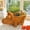 B,28*16*14, variant on Rattan Pig Shaped Fruit Basket – Handmade Snack and Candy Storage Basket for Home Decoration | Unique Tea Color Pig Design Table Centerpiece