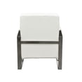 thumbnail image 6 of Diamond Sofa Century Accent Chair With Stainless Steel Frame CENTURYCHWH, 6 of 7