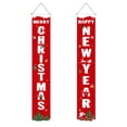 thumbnail image 3 of Inteprter 2 piezas de pancartas colgantes de Navidad, carteles de porche, decoración Exterior de cumpleaños Vertical, adornos de ventana para el hogar, Kits de decoración para fiestas 16614 Inteprter HA010123-01B, 3 of 6