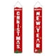 thumbnail image 4 of Navidad colgando banners porche signos vertical cumpleaños exterior decoración casa ventana de ventana fuera de la puerta 16614 2 piezas Speravity HA010123-01B, 4 of 6