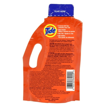 Tide Ultra Concentrated Laundry Detergent and Washing Soap, Travel Size, 1.6 oz