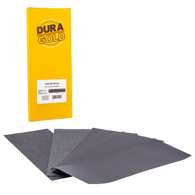 Wet Or Dry Sandpaper Assortment, 50 Sheets, 150-3000 Grit photo 2