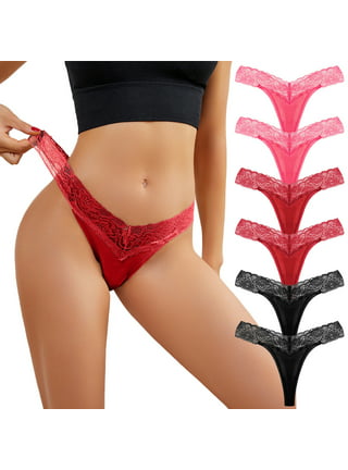 Shakumy Vibrating Pantie's with Control Women Floral Lace Mesh Panties  Padded Hips And Underwear for Women Underpants Black Medium