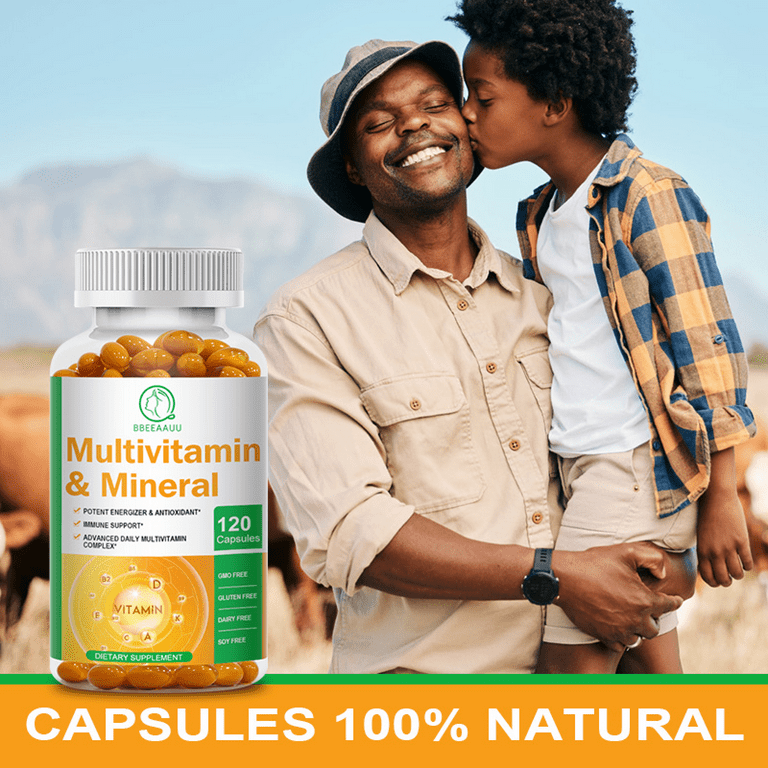 Multivitamin & Mineral Supplement, Immune & Nutritional Support, Vitamin Complex, 120 Vegan Softgels