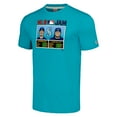 thumbnail image 2 of Men's Homage Julio Rodriguez & Luis Castillo Aqua Seattle Mariners MLB Jam Tri-Blend T-Shirt, 2 of 3