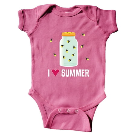 

Inktastic I Love Summer Cute Fireflies Gift Baby Boy or Baby Girl Bodysuit