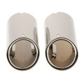 thumbnail image 3 of Para Golf 2X Sliver Car Acero Inoxidable Cromo Cola Silenciador, 3 of 8