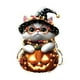 thumbnail image 2 of Uuiauoio Halloween Pumpkin Acrylic Pendant Car Backpack Keychain Decoration Cute Design Festive Gift for Home Decor Print Durable Attachment,Halloween Pendant, 2 of 7