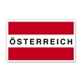 thumbnail image 1 of Austria Osterreich - 5" Vinyl Sticker - For Car Laptop I-Pad - Waterproof Decal, 1 of 1