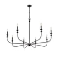 thumbnail image 3 of Millennium Lighting 29608-MB Savanne 8 Light 48" Wide Taper Candle Style Chandelier -, 3 of 5