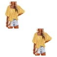 thumbnail image 4 of Qarigey Blusa informal para mujer, camisa para niñas, Club, playa, vacaciones, viajes, transpirable, básica, para el hogar, ropa Type12 NO12, 4 of 6