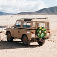 thumbnail image 6 of Easygdp St Patrick'S Day10 Wheel Sun Guard, Spare Tire Cover,Universal Trailer Suv Truck Camper Travel,Easy To Install And Remove -16 Inch, 6 of 9