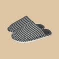 thumbnail image 2 of CHUMUD Women's House Slippers Plush Lined Winter Clogs - Cozy Striped Fleece Slippers with Durable Sole for Indoor Wear, 2 of 6