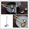 thumbnail image 3 of ACDANC 2026 New Stainless Steel Saucier Drizzle Spoon with Spout Small Gravy Ladle Stainless Steel Sauce Soup Spoon for Spooning Gravies and Sauces for Home,Restaurant,Banquet,Cafe,Silver, 3 of 7