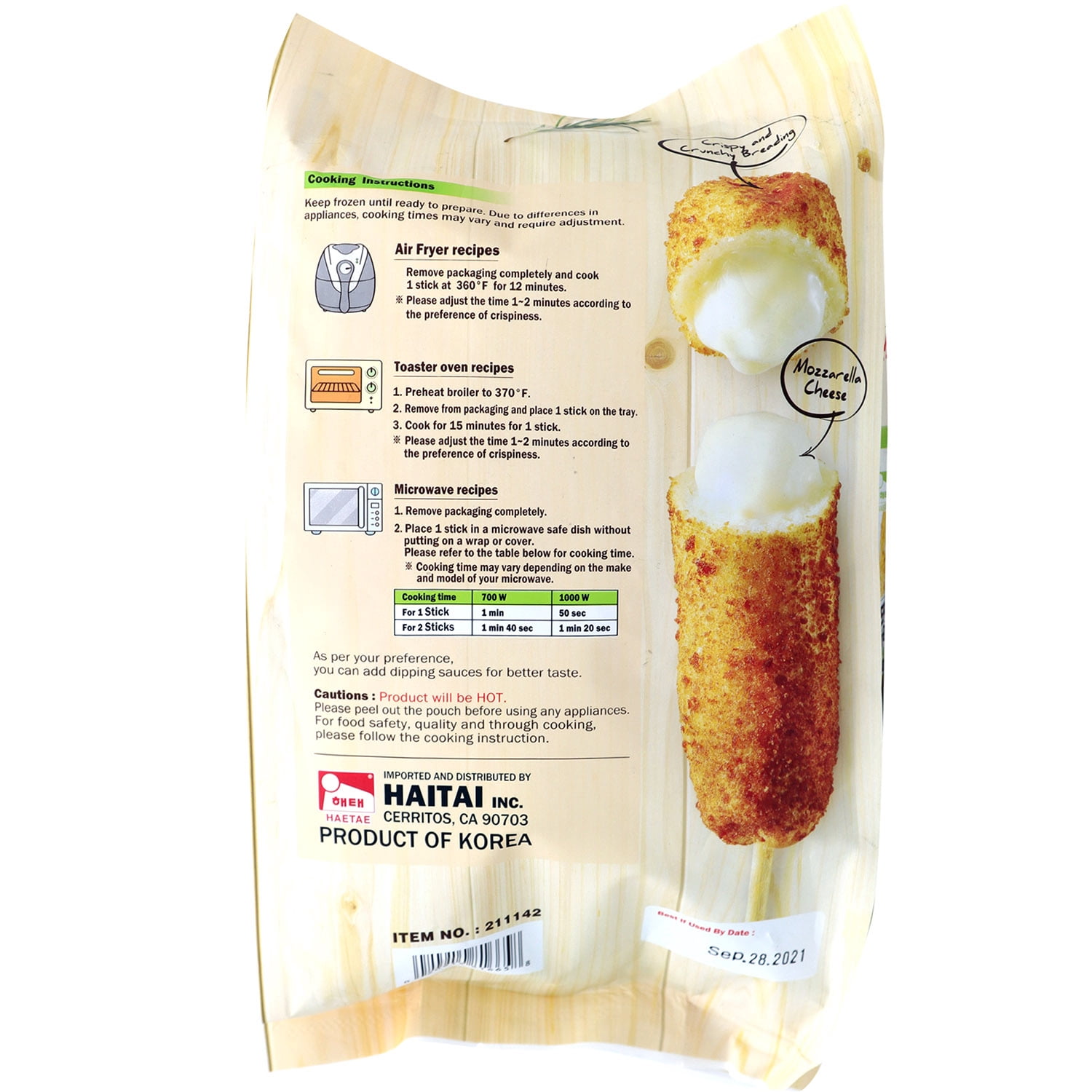 Haitai Corn Dogs Mozzarella Only - 14.1 oz