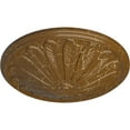thumbnail image 3 of Ekena Millwork 25 1/2"OD x 5 1/2"P Brontes Ceiling Medallion (Fits Canopies up to 3 5/8"), Hand-Painted Smokey Topaz Crackle, 3 of 6