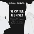 thumbnail image 6 of BELLA+CANVAS Adult Unisex Long Sleeve Crew T-Shirt for Tie-Dyeing, 2-Pack, Large, White, 6 of 7