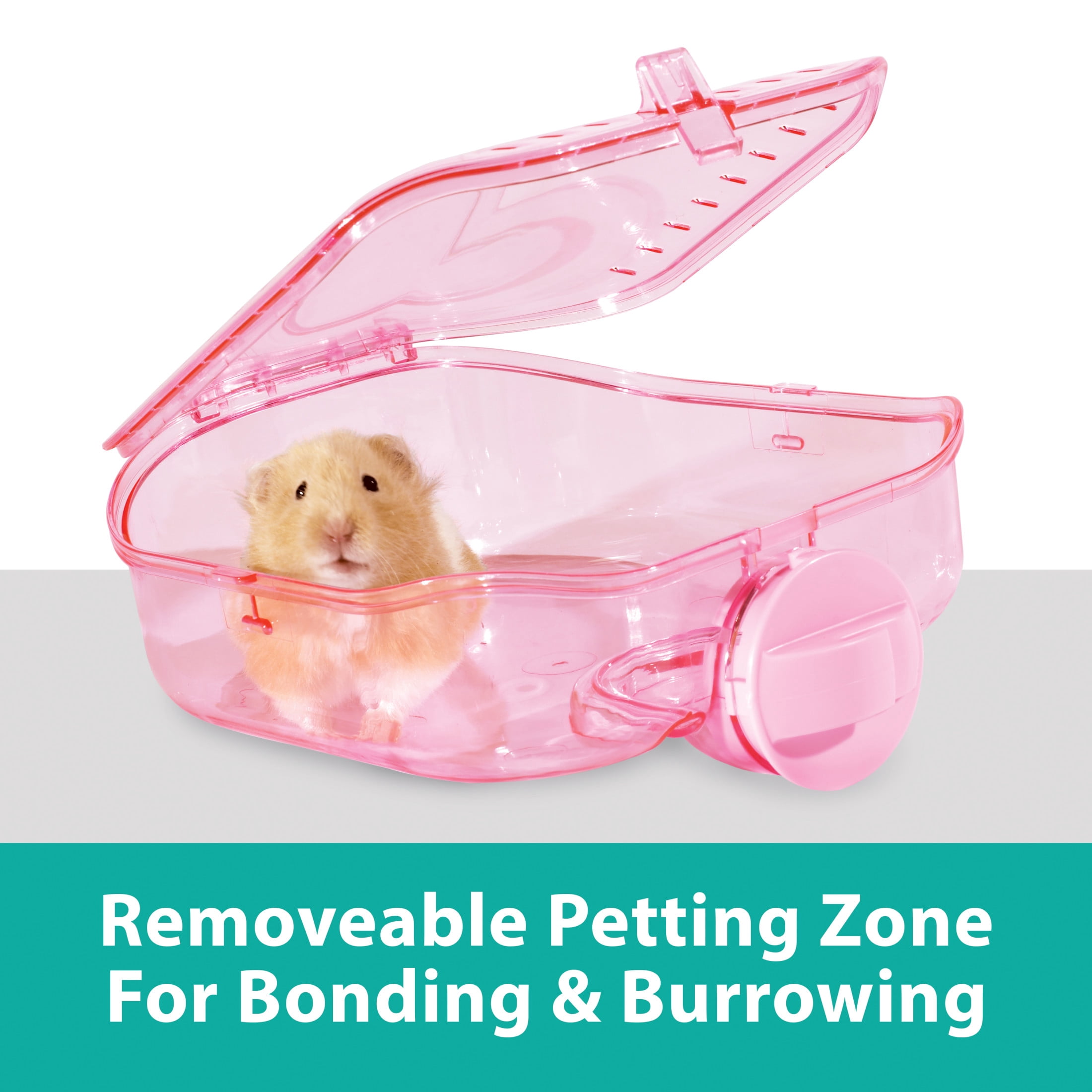 Kaytee Critter Trail Pink Habitat for Pet Mice, Dwarf Hamsters, Hamsters or Gerbils