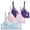 Multicolor #7, variant on Gymayou 3 Pack Women Ultra Thin Unpadded Lace Bra Underwire Support Push Up Lace Full Figure Everyday Bra Adjustable Strap Breathable Multicolor #1 100B