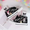 Alex 2025 Sanrio Kuromi Kids Canvas Shoes, Kawaii HighTop Sneakers for