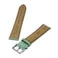 thumbnail image 3 of Debeer 's Light Green 20 mm Wide Crocodile Pattern Strap, 3 of 6