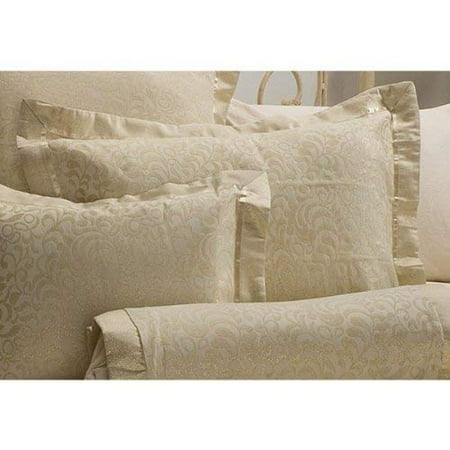Christy Luxury Jacquard Duvet Cover Ghislaine Gold Queen