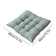 thumbnail image 3 of Plaid Thickened Chair Cushion, Washable Checkered Seat Pad for Dining Chair, Kitchen, Home Office, Bench and Everyday Indoor Seating, 3 of 6