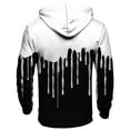 thumbnail image 5 of Men's Loose Fit Hoodie with Watercolor Print, Casual Long Sleeve Pullover Sweatshirt, Soft Brushed Fleece for Streetwear, Winter Comfort, Christmas Holiday Season,White,XL, 5 of 6