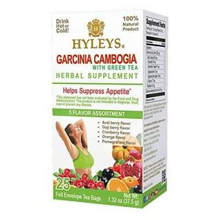  Hyleys Slim Tea Pineapple Flavor - Weight Loss Herbal  Supplement Cleanse and Detox - 25 Tea Bags (1 Pack) : Grocery & Gourmet Food