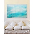 thumbnail image 3 of "White Surf" Painting Print on Wrapped Canvas, 3 of 7