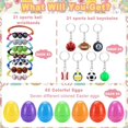 thumbnail image 2 of Rellenos para huevos de Pascua Oubrelu de 84 piezas con llaveros y pulseras, 2 of 8