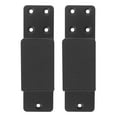 thumbnail image 1 of Miangastore 2pcs Door Mount Brackets U Bracket Sliding Bar Support Holder Barn Door Hardware, 1 of 8