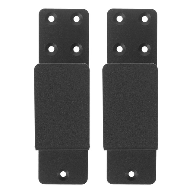 Miangastore 2pcs Door Mount Brackets U Bracket Sliding Bar Support Holder Barn Door Hardware
