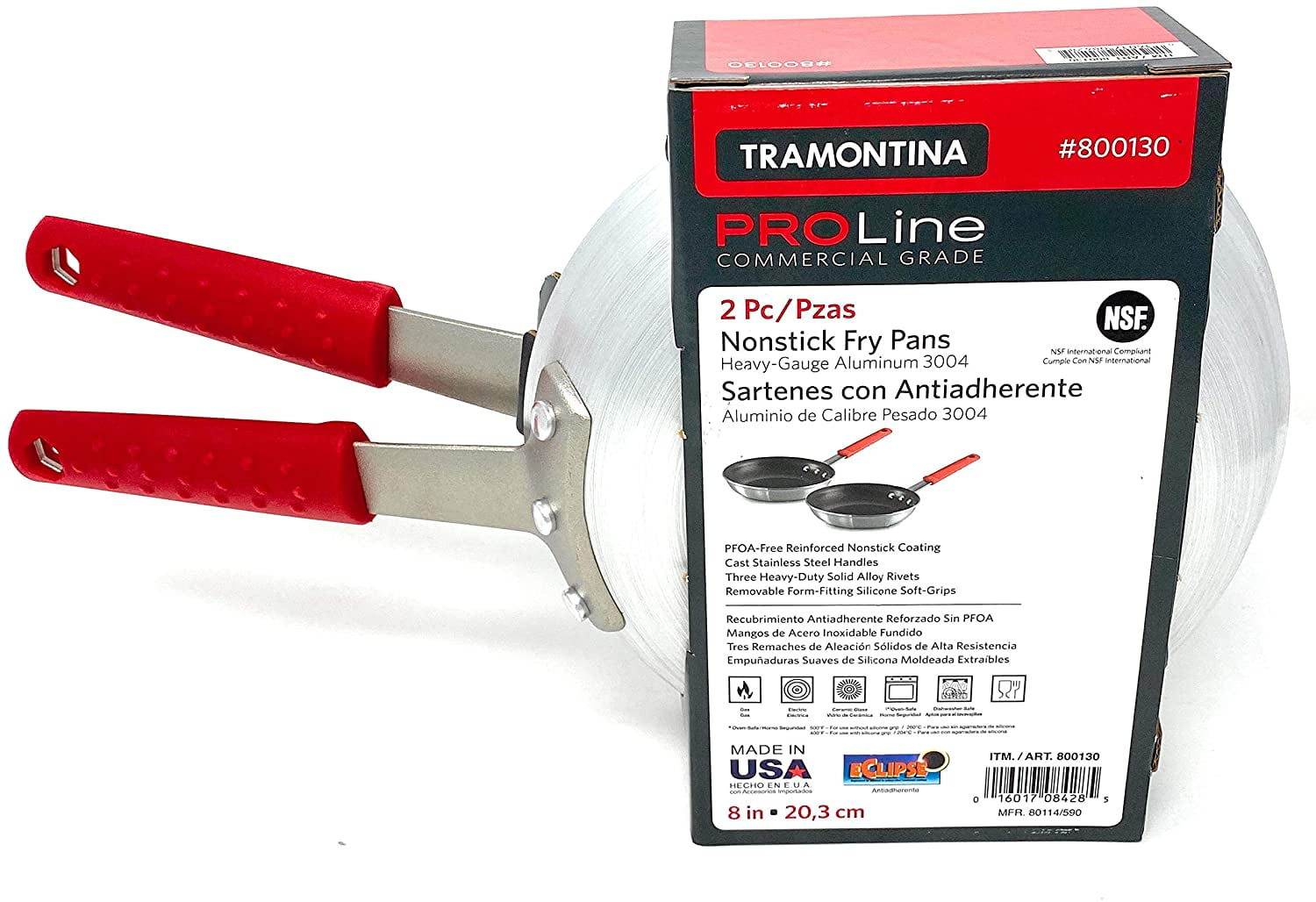 Tramontina Pro Line 2pk Fry Pan Set