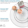 thumbnail image 4 of Linus Lazy Susan Cabinet Turntable - 2-Tier Organizer Tray for Kitchen Pantry or Countertops - 11", Clear, 4 of 5