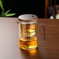 thumbnail image 6 of Guozer Glass Teacup with Separator, Tea Making Tools with Lid, Transparent Teacups, 6 of 9
