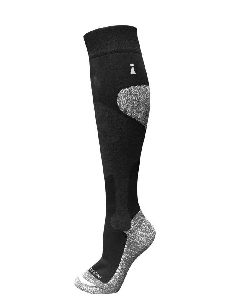 Incredi Wear - Incrediwear Ski Sock Black Pair Cold Weather Regulating ...