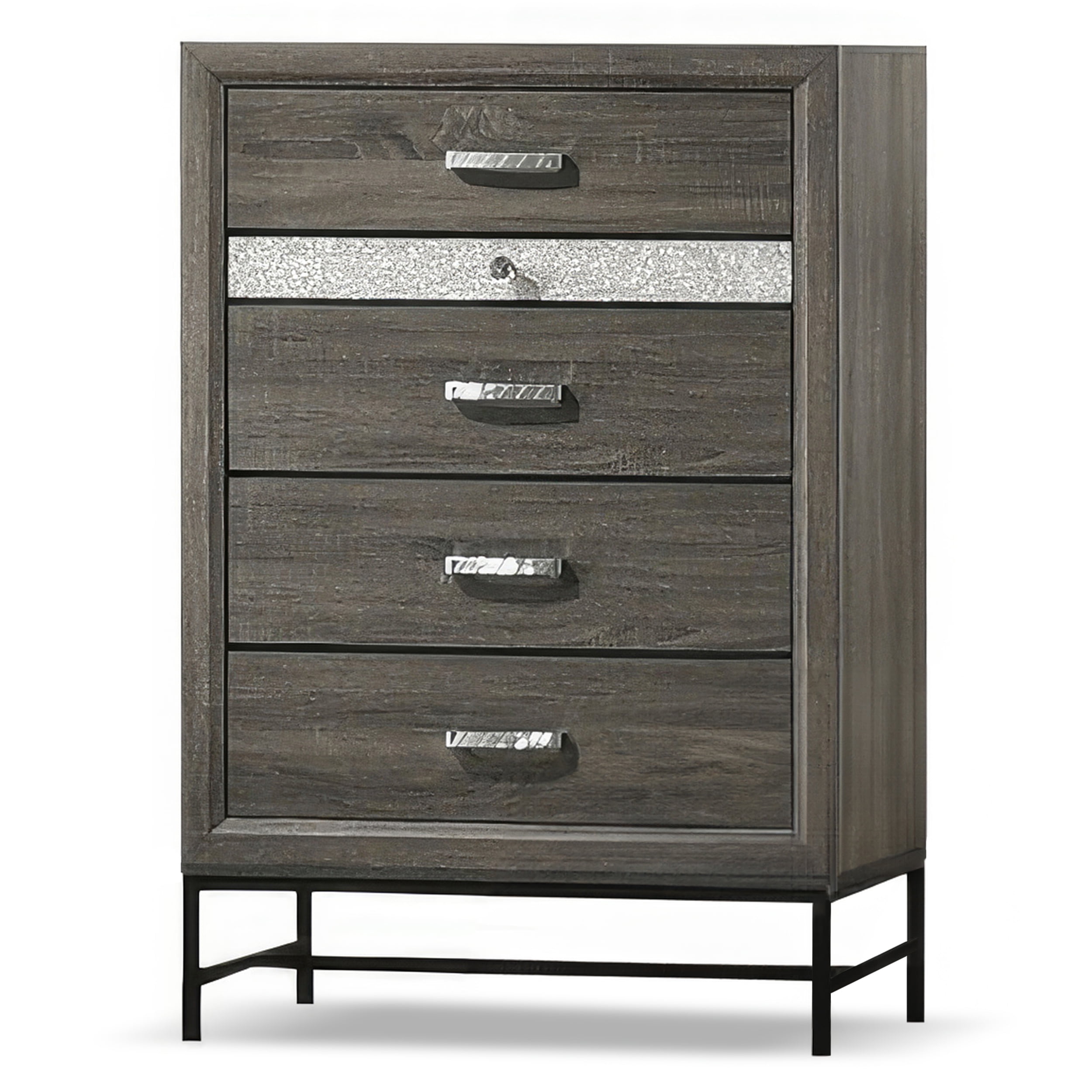 Furniture of America Joolen Wood Gray 6-Piece Queen Bedroom Set