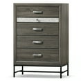 thumbnail image 5 of Furniture of America Joolen Wood Gray 6-Piece Full Bedroom Set, 5 of 8