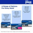 thumbnail image 6 of Brother Genuine TN635XLC High Yield Cyan Toner Cartridge, 6 of 8