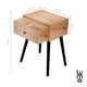 thumbnail image 2 of Buro para Recamara Mesa de Noche Moderno Minimalista beige, 2 of 7