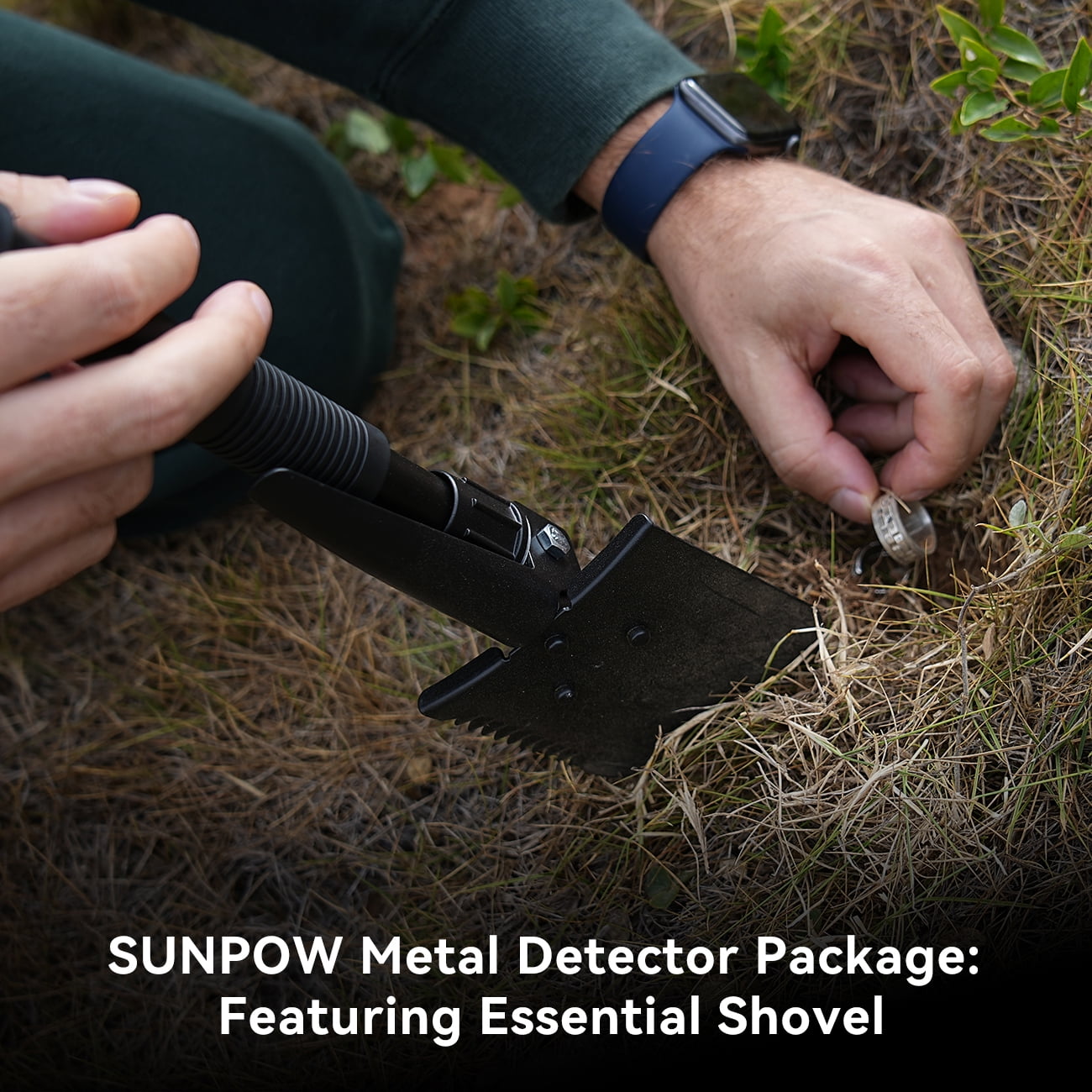 Metal Detector for All Ages: Waterproof Design for Gold Hunting, Reliable Anti-Interference Technology, Clear LCD Screen, Multiple Modes, IP68 Coiled Head