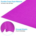 thumbnail image 3 of Unique Bargains 8.2ft Crepe Paper Roll, 2 Roll 20' Width Paper Streamer Sheet for Craft Flower Making Decoration, Rose Red, 3 of 4