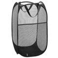 thumbnail image 1 of Cesto para ropa sucia negro [paquete de 2] Cesto para ropa sucia plegable emergente Bolsa de malla para ropa sucia Cesto para ropa sucia plegable con asa, 1 of 5