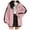 Pink, variant on QUINDOS Womens Hoodie Zip up Zipper Jacket Womens Sweatshirts Plus Size Casual Graphic Long Sleeve Crew Neck Pullover Tops