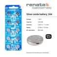 thumbnail image 3 of Renata 344 SR1136SW 1.55V Silver Oxide Watch Battery, 3 of 14
